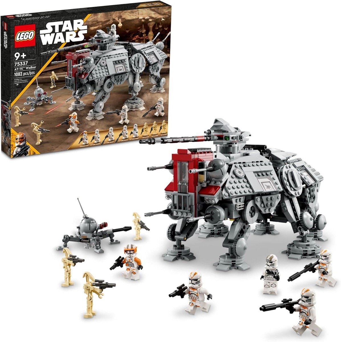 A LEGO AT-TE Walker from "Star Wars"