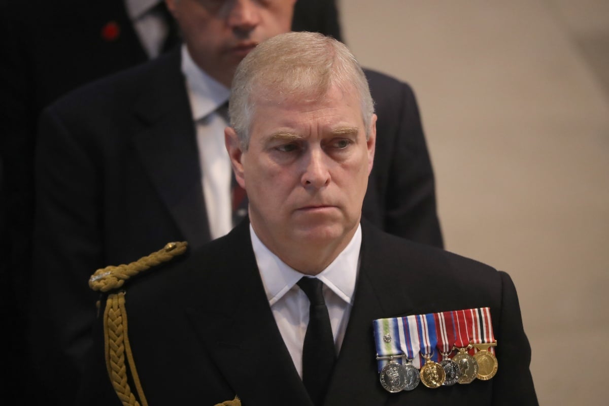 MANCHESTER, ENGLAND - JULY 01: Prince Andrew, Duke of York, attends a commemoration service at Manchester Cathedral marking the 100th anniversary since the start of the Battle of the Somme. July 1, 2016 in Manchester, England. Services are being held across Britain and the world to remember those who died in the Battle of the Somme which began 100 years ago on July 1st 1916. Armies of British and French soldiers fought against the German Empire leading to over one million lives being lost. (Photo by Christopher Furlong - WPA Pool/Getty Images)